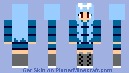 Winter Dress Minecraft Skin