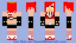 Yoko - Gurren Lagann Minecraft Skin