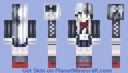 Miss Mono-Monokuma Minecraft Skin