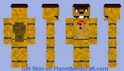 Jerry the Beaver (FNAF Custom Animatronic) Minecraft Skin