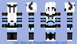 + Sorry Guys D: + Blue And Black + Minecraft Skin