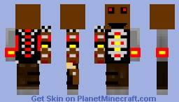 Hooded robot of destruction Minecraft Skin