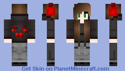 girl with hoodie Minecraft Skin