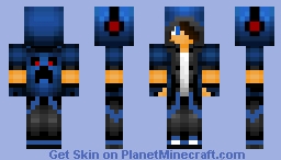 Hoodie ( Blue ) Minecraft Skin