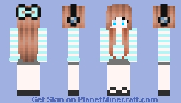 Gamer girl   its a 1.8 skin Minecraft Skin