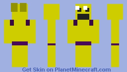 FNAF Sprite Springtrapped Purple Man Minecraft Skin