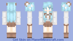 ♥ girl with mouse ears ♥ ^^ Minecraft Skin