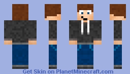 Kid with hoodie Minecraft Skin