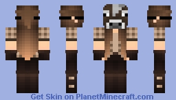 Cow Girl Minecraft Skin