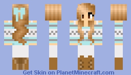 Fall Girl Minecraft Skin