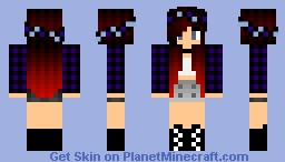 flower crown girl Minecraft Skin