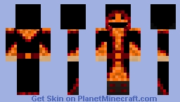 Pumpkin mage Minecraft Skin