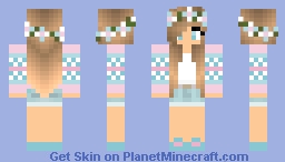 Cotton Candy Girl Minecraft Skin