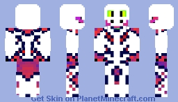 Demonic White Dracon Minecraft Skin