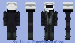Camera man (white Camera) Skibidi Toilet Minecraft Skin
