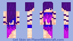 Galaxy Girl Minecraft Skin