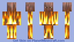 FIRE SUIT Minecraft Skin FIRE SUIT Minecraft Skin