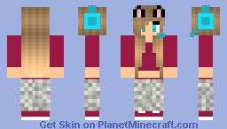 Kitty gaming girl Minecraft Skin