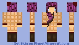 Chibi Black Cherry Ice Cream Girl ~ {Chibi Skin Collection} Minecraft Skin