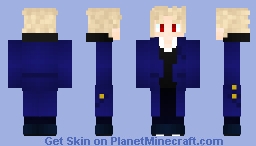 King of Despair (Kekkai Sensen/BloodBlockadeBattlefront)UPDATED Minecraft Skin