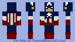 Captain America Minecraft Skin