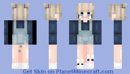 Overall Girl Minecraft Skin