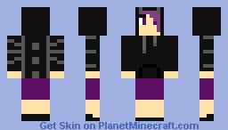 Ender Dragon Hoodie Girl Minecraft Skin