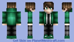 Green Hoodie Minecraft Skin