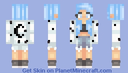 Ice Girl Element?? idk Minecraft Skin
