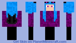 Ender Dragon Girl Minecraft Skin