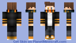 PVP Skin: Orange Minecraft Skin