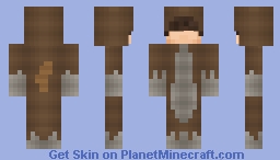 Boy without a Face Beaver Onesie | Skin Minecraft Skin