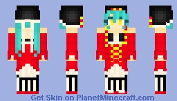 [Hatsune Miku Project Diva F & Future Tone - Arcade] Hatsune Miku [Pierreta] | 3D Skin Render in Desc. Minecraft Skin