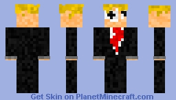 Crazy Donald Trump Minecraft Skin