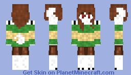 Chara Dreemurr (Overtale) Minecraft Skin