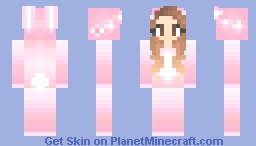 Pink bunny Minecraft Skin