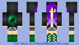 Ender Girl Minecraft Skin