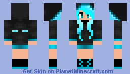 Ender girl Minecraft Skin