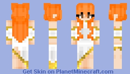 Orange Angels Minecraft Skin