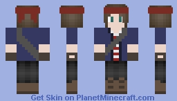 Young Pirate Captain Minecraft Skin