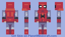 Spider-Man Homecoming: Homemade Costume Minecraft Skin Spider-Man Homecoming: Homemade Costume Minecraft Skin