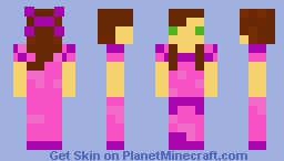 pixel gaming with jenn minecraft skin