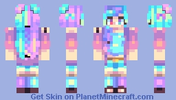 OC | Colorful Minecraft Skin