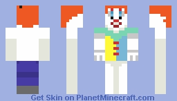 Bizmo the lion clown Minecraft Skin