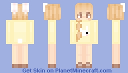 Yellow bunny girl Minecraft Skin