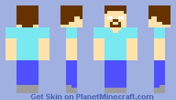 Herobrine (by DraftMountain22) Minecraft Skin