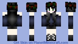 ♤ navy and roses ♤ Minecraft Skin