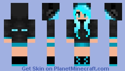 Psycho Ender Girl Minecraft Skin
