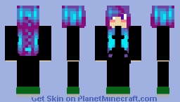 Galaxy Girl Minecraft Skin