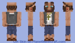 ﴾ξꭚꞕꝍ₮₮ἷ﴿ Old Biker (3D-Skin) Minecraft Skin